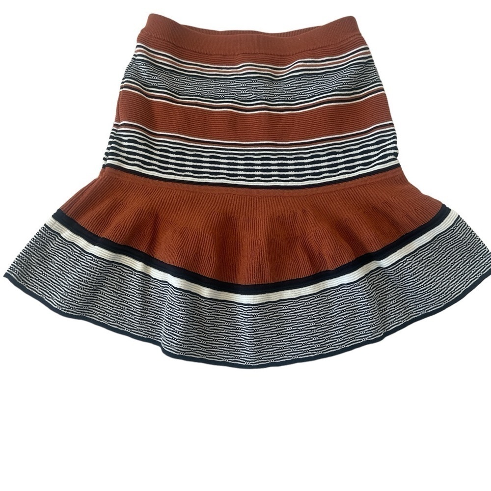 Sandro Textured Knit Ruffle Mini Skirt - Picture 7 of 13